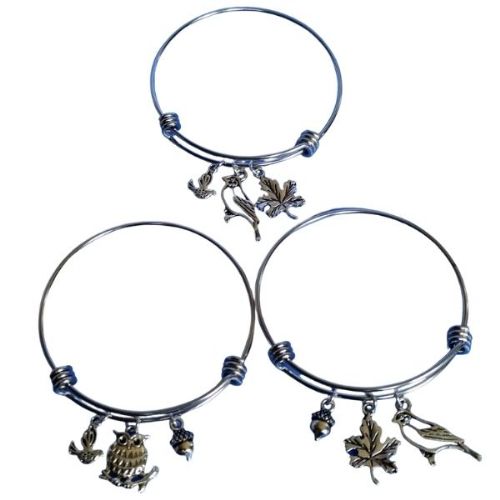 Bangle Bracelet with 3 